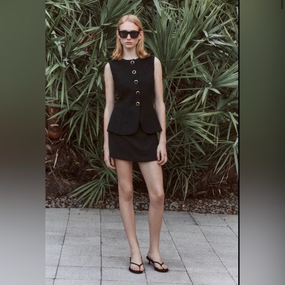 Zara Pants - Zara Short Vest Jumpsuit